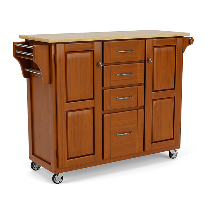 Red Barrel Studio® Littrell Solid Wood Kitchen Island & Reviews Wayfair